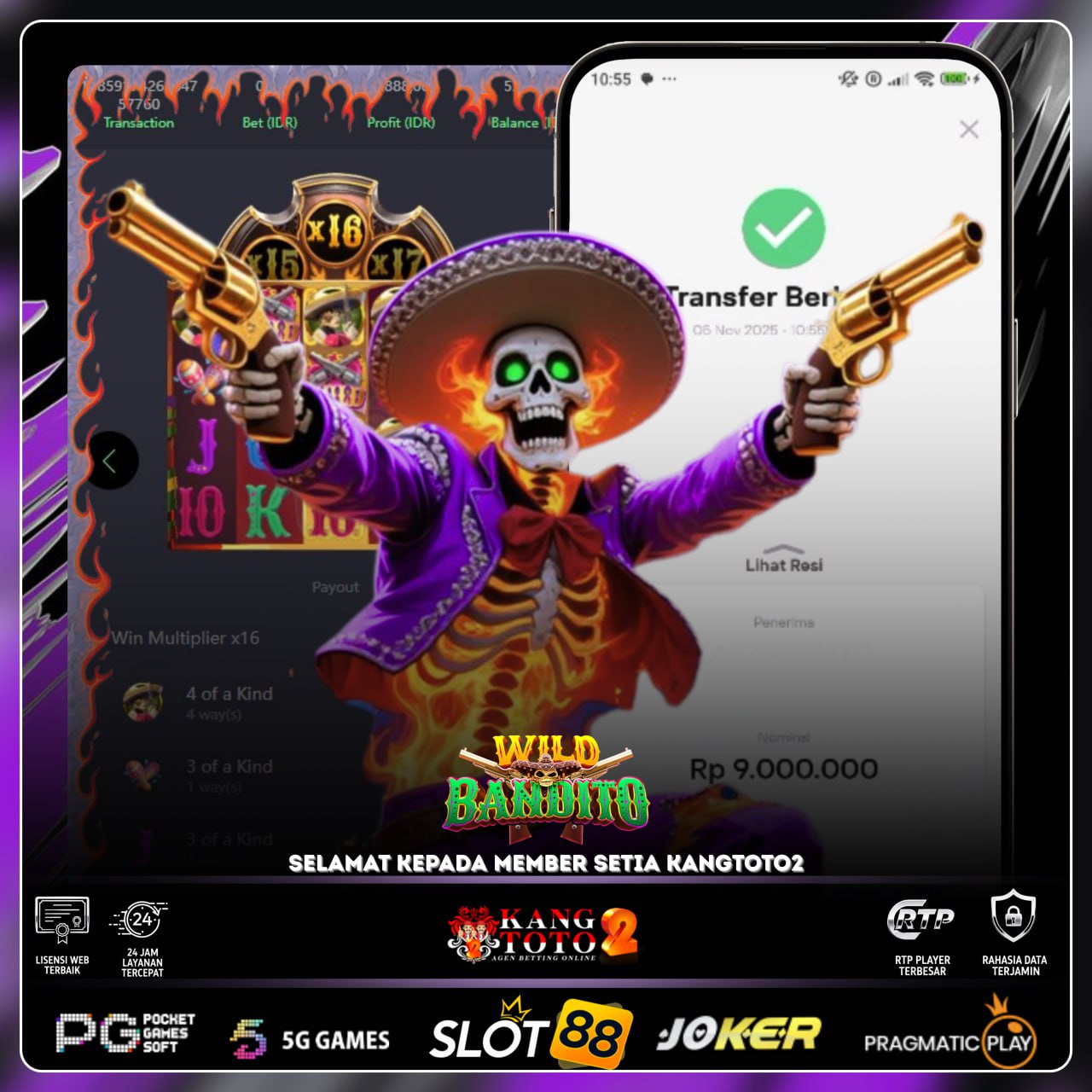 MENANG TANPA BATAS WILD BANDITO