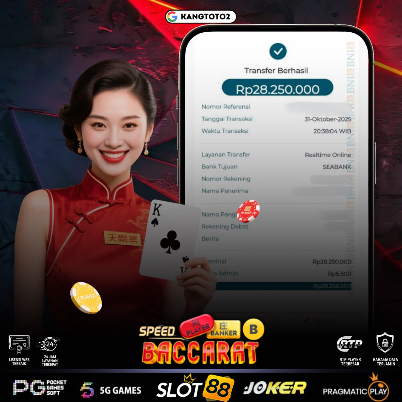 MENANG 28JT SPEED BACCARAT