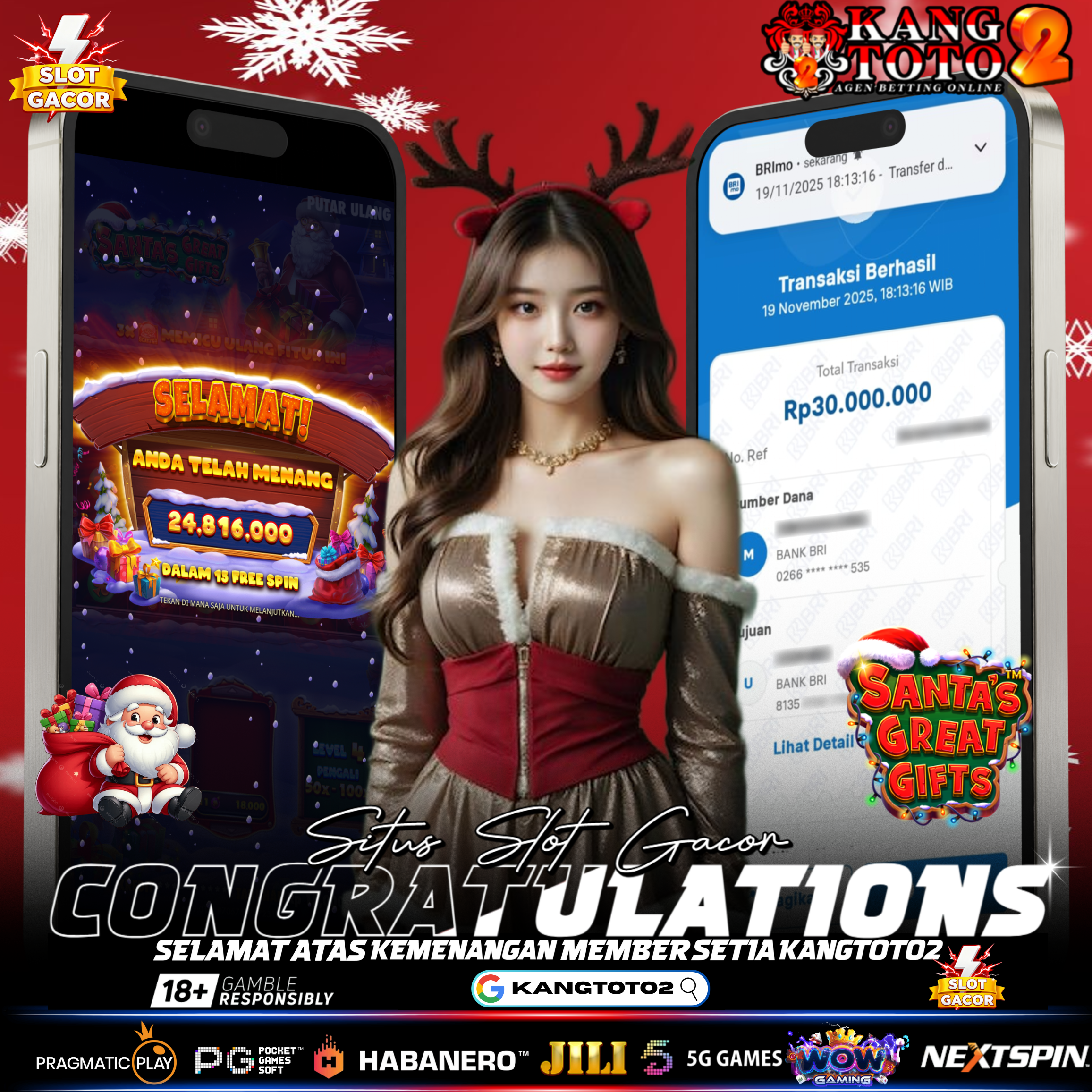 30Jt di Santa's Great Gifts