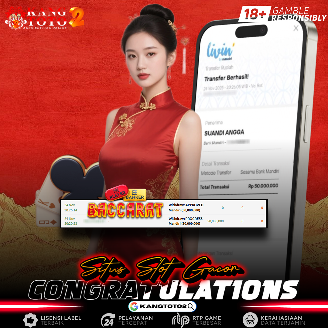 50 Juta di Baccarat lagi