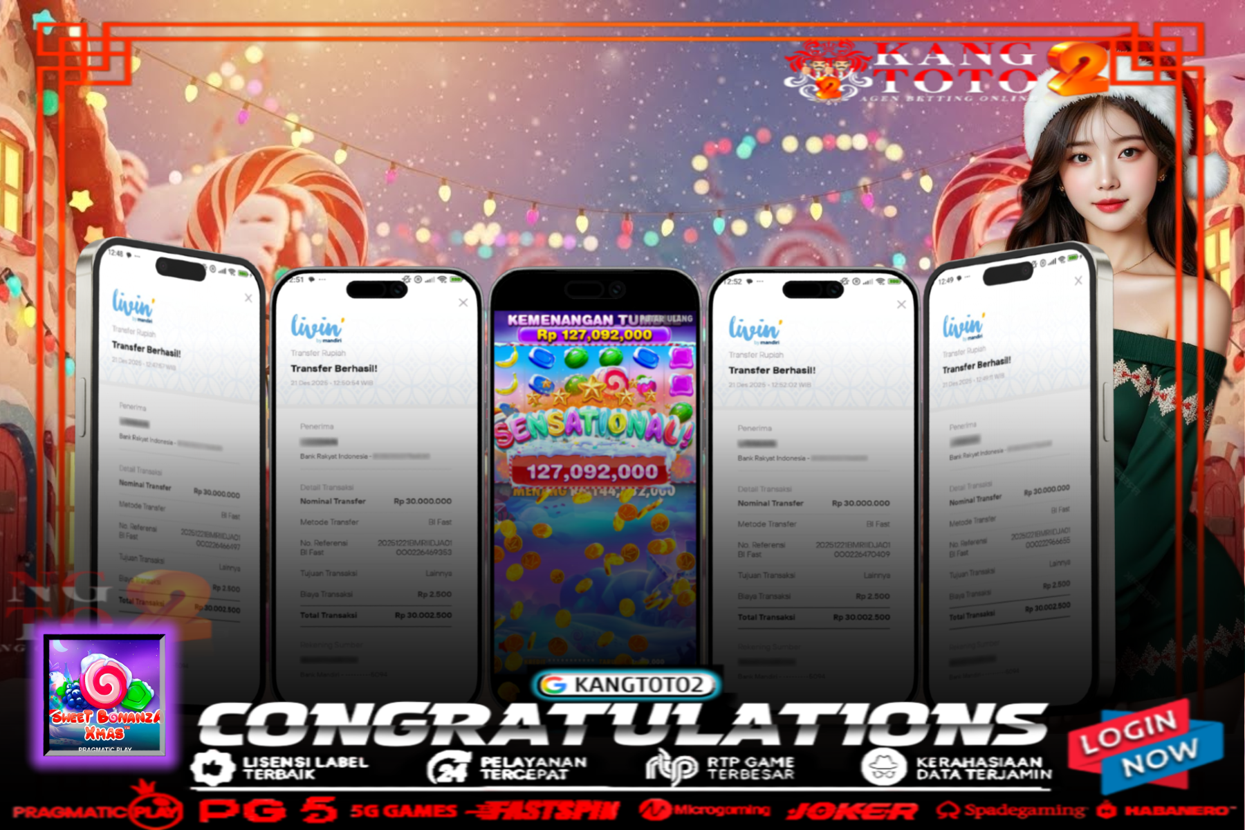 120Juta Cair di Bonanza XMAS !!