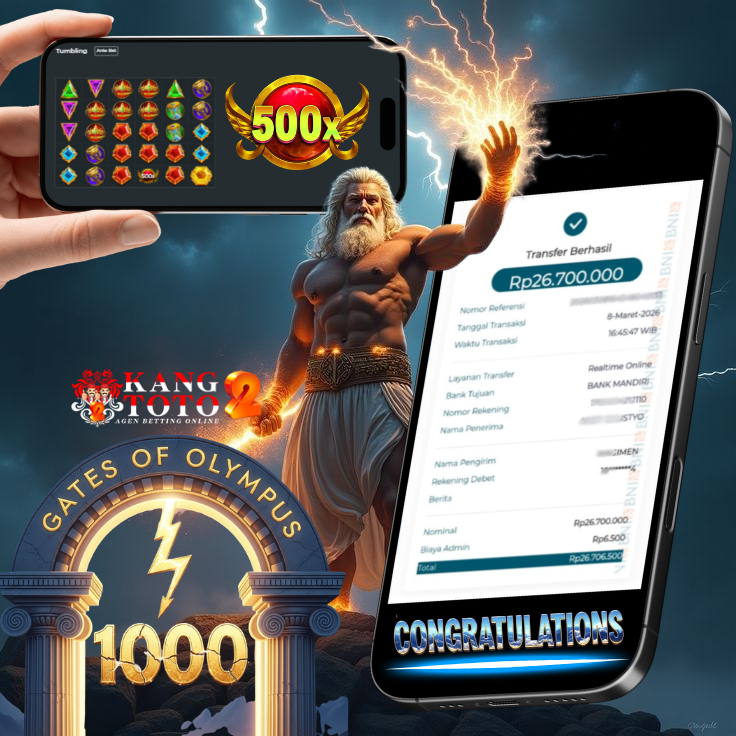 “PETIR ZEUS NYALA LAGI! ⚡️ Jackpot besar di Gates of Olympus 1000 hari ini! 🔥💰”