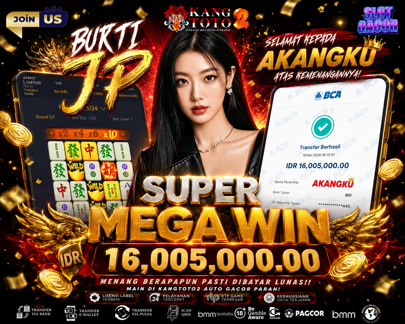 🔥 BUKTI JP HARI INI 🔥