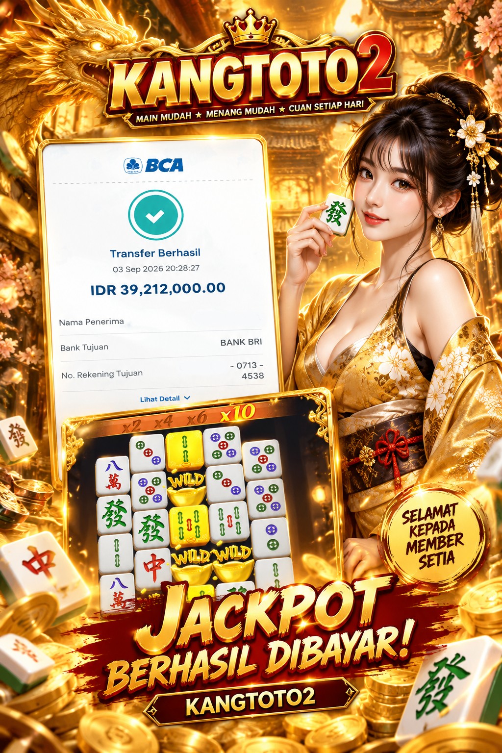 MAHJONG GACORRR NIH PAKE FITUR AI BOOSTER!!!!