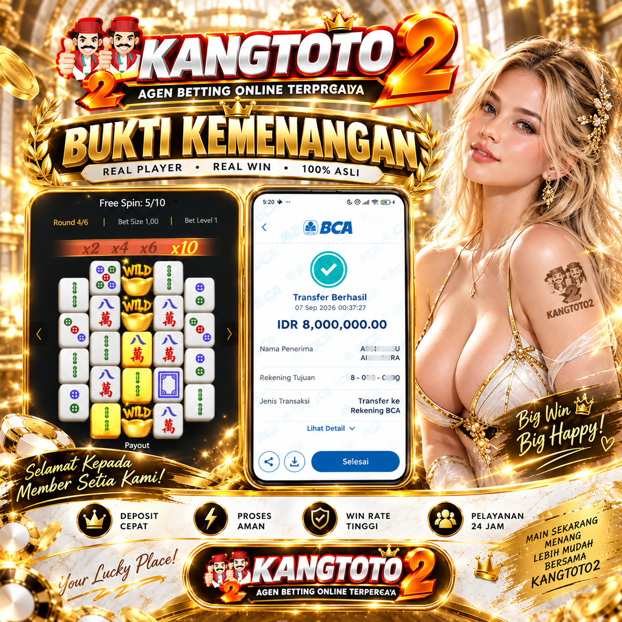 MELEDAKK DI MAHJONG WAYS 2 !!!