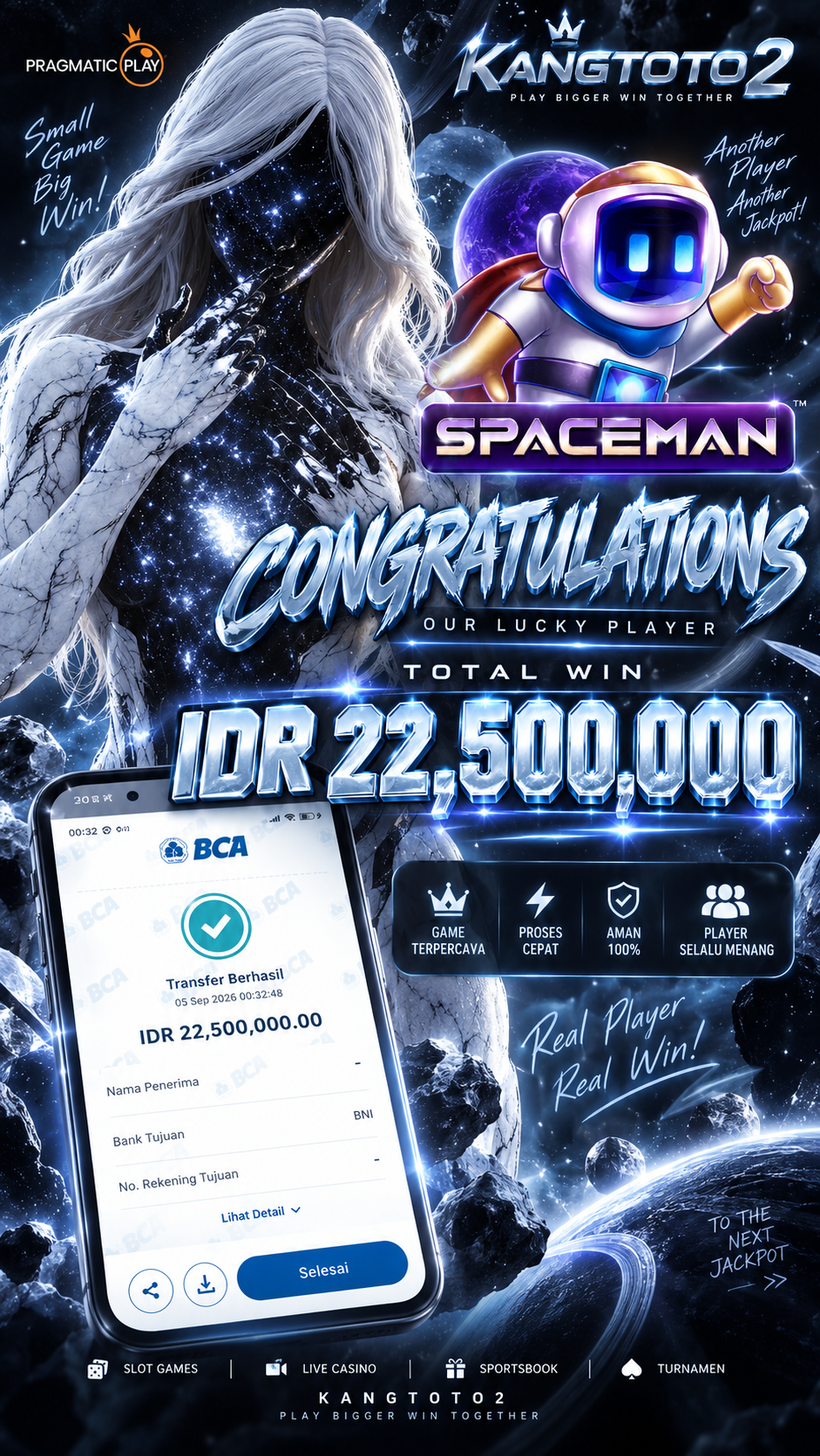 SPACEMAN TERBANG TINGGI AKANGKUU!!!