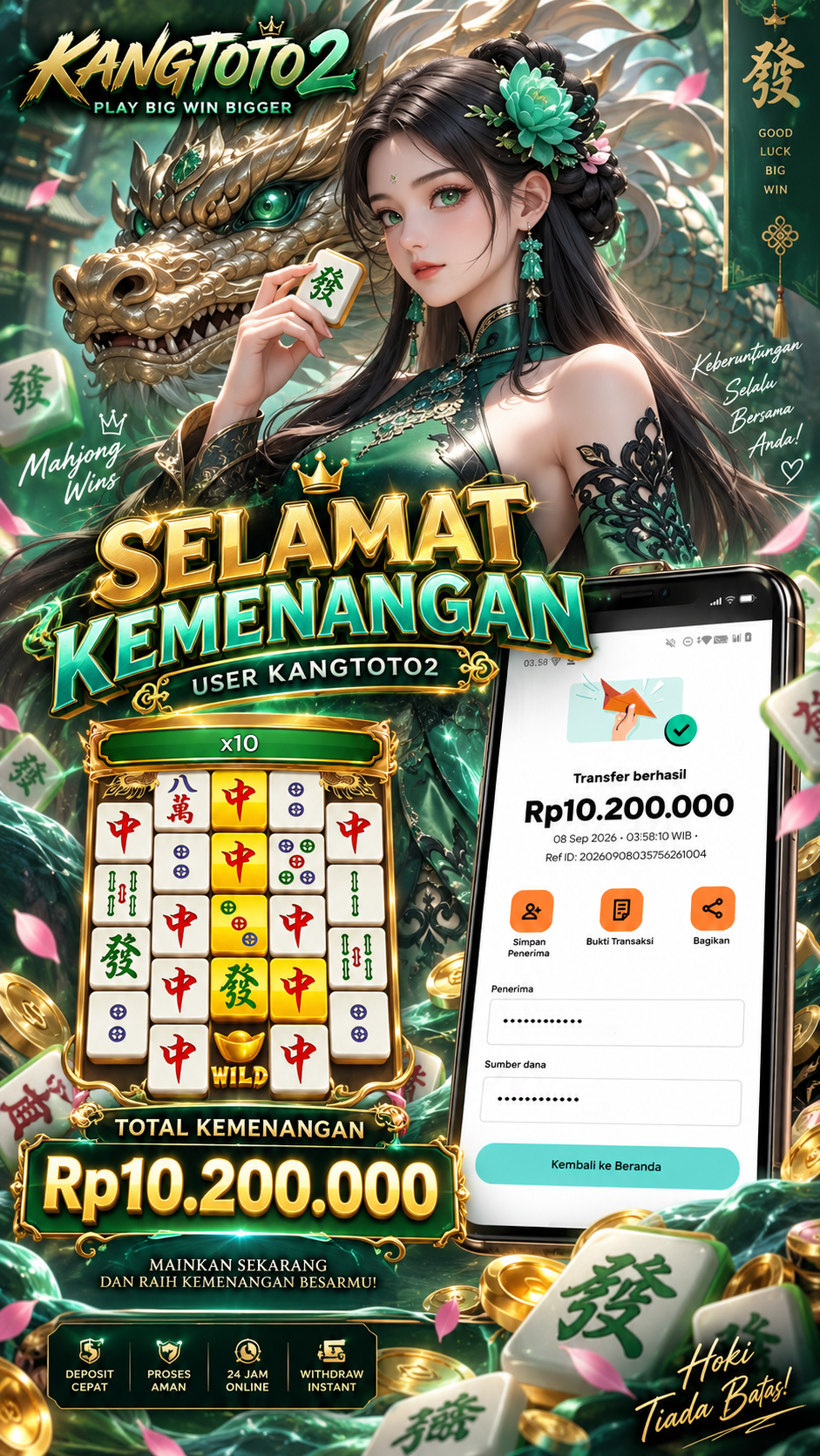 MAHJONG WINS JUGA KASIH SUPER WINSS!!!!!