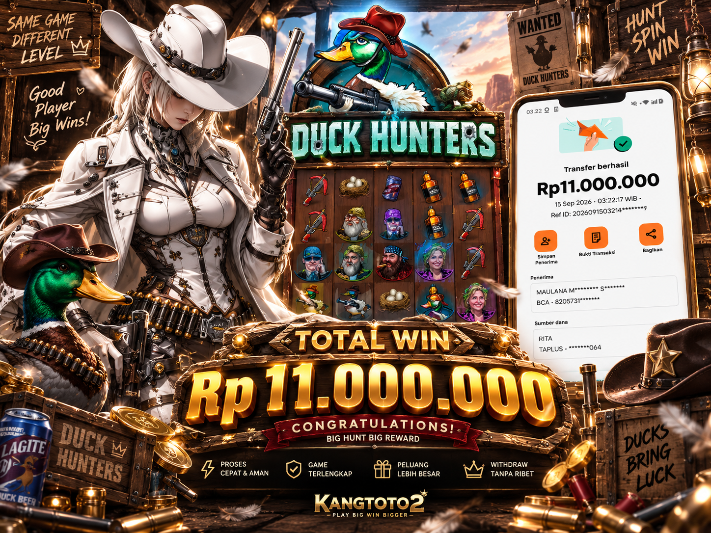 MENDARAT LAGI KE REKENING AKANGKU!!!
